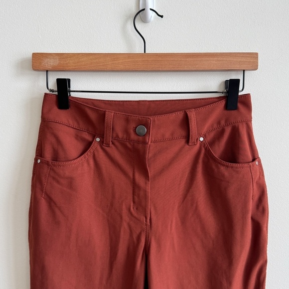 LULULEMON • City Sleek 5 Pocket 7/8 Pant in Dark Terracotta - Picture 5 of 15